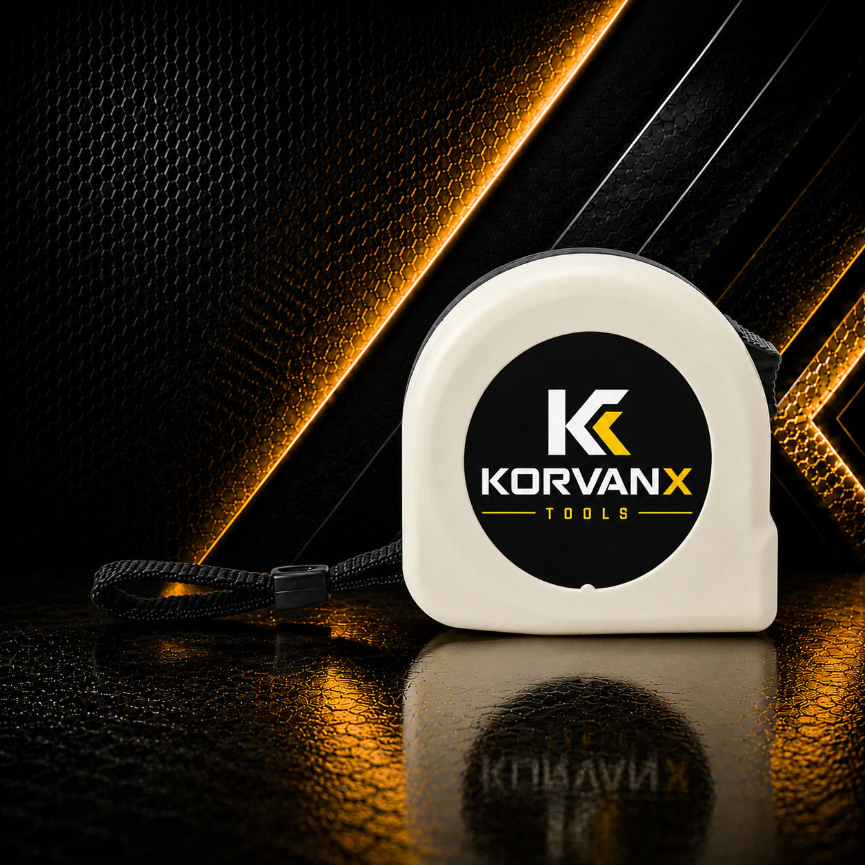 WHITE CASE MANUAL LOCK STEEL TAPE MEASURE